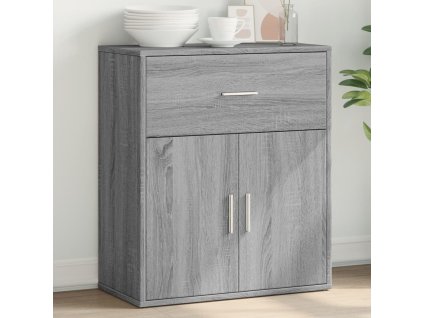 Příborník 60 x 31 x 70 cm kompozitní dřevo [840469] (Barva Šedá sonoma)