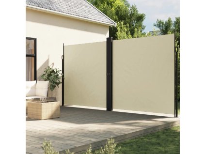 Zatahovací boční markýza 200 x 1 000 cm [4004760] (Barva Krémová)