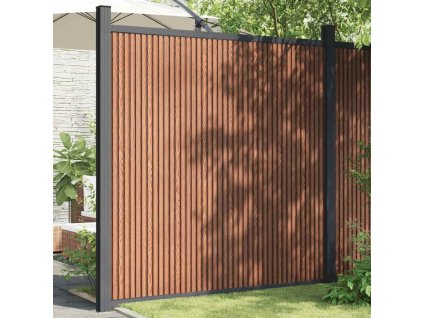 Plotový dílec WPC 173 x 186 cm [4003982] (Barva Hnědá)