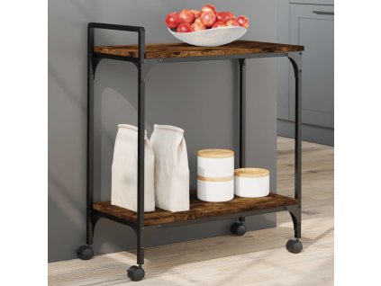 Kuchyňský vozík 60,5 x 31 x 72,5 cm kompozitní dřevo [842369] (Barva Šedá sonoma)