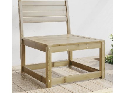 Zahradní pohovka masivní borové dřevo [844673] (Barva Přírodně impregnované)