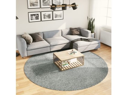 Koberec PAMPLONA s vysokým vlasem moderní Ø 240 cm [375226] (Barva Béžová)