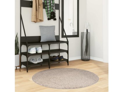 Koberec PAMPLONA s vysokým vlasem moderní Ø 100 cm [375266] (Barva Šedá)