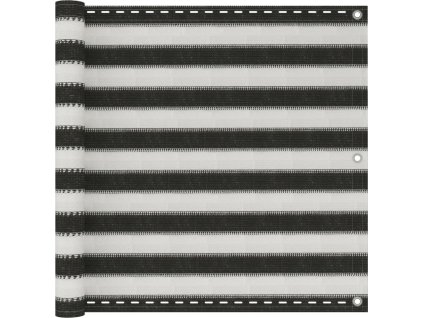 Balkonová zástěna 90 x 600 cm HDPE [42323] (Barva Bílá)