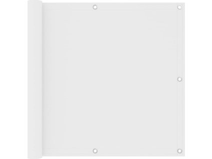 Balkónová zástěna z oxfordské látky 90x400 cm [134893] (Barva Bílá)