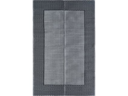 Venkovní koberec ARAKIL 120 x 180 cm PP [310413] (Barva Černá a šedá)