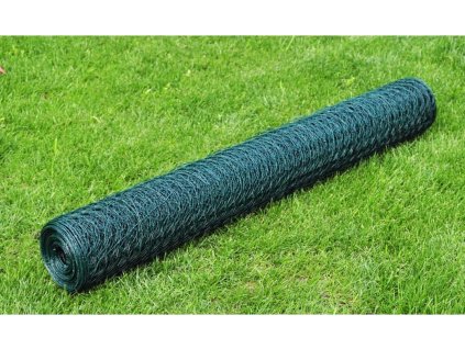 Pletivo ke kurníku ocel PVC vrstva 25 x 0,75 m [140411] (Barva Zelená)