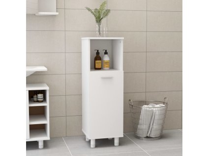 Koupelnová skříňka 30 x 30 x 95 cm kompozitní dřevo [802619] (Barva Betonová šedá)