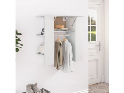 Skříň do předsíně 97,5x37x99 cm kompozitní dřevo [808765] (Barva Bílá)