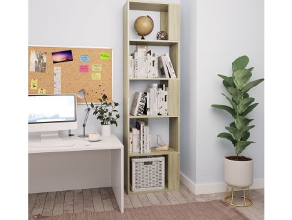 Knihovna/zástěna 45 x 24 x 159 cm [800111] (Barva dub sonoma)