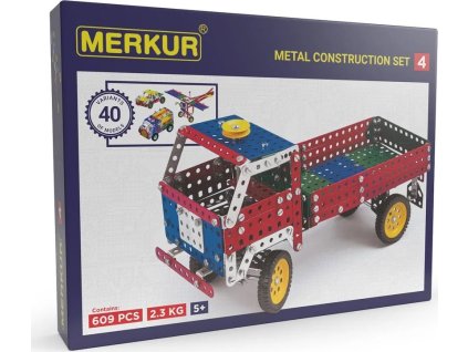 Stavebnice Merkur 4, 609 dílů, 40 modelů [6902795]
