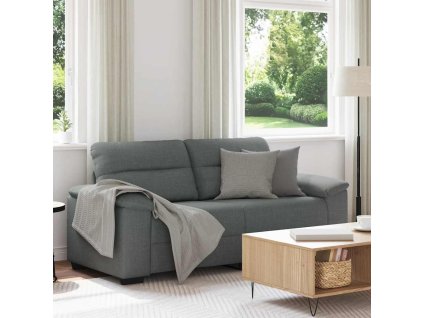 Pohovka pro 2 osoby 180x81x84 cm látka [4105308] (Barva Tmavě šedá)