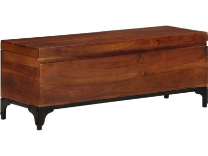 Úložná truhla 110 x 35 x 41 cm masivní akáciové dřevo  [328304]