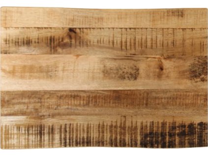 Stolní deska 50 x 40 x 2,5 cm živá hrana mangovníkové dřevo [370655] (Barva Hrubé mangovníkové dřevo (přírodní))