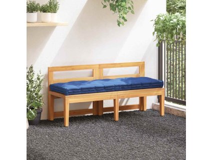 Poduška na nábytek z palet bavlna 120 x 40 x 7 cm [48687] (Barva Světle modrá)