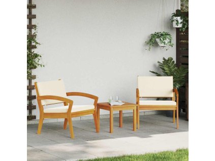 Zahradní křeslo 2 pcs Hnědá Masivní akáciové dřevo [4106465]