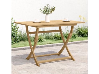 Skládací zahradní stůl 120 x 70 x 75 cm masivní akácie [365745]