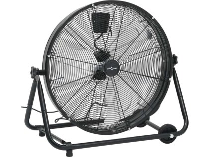 Průmyslový bubnový ventilátor 60 cm 172,5 W černý [51453]
