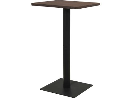 Bistro stolek tmavý jasan 70 x 70 x 107 cm [321927] (Barva Tmavě popelavá)