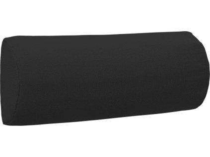 Podhlavník na zahradní křeslo 40 x 7,5 x 15 cm textilen [47932] (Barva Černá)