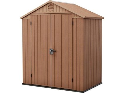 Zahradní domek Keter Darwin 6 x 4 hnědý, s podlahou [610377]