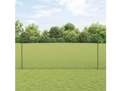 Hexagonální plot s podpěrou 10 x 1,4 m [3336829] (Barva Šedá)
