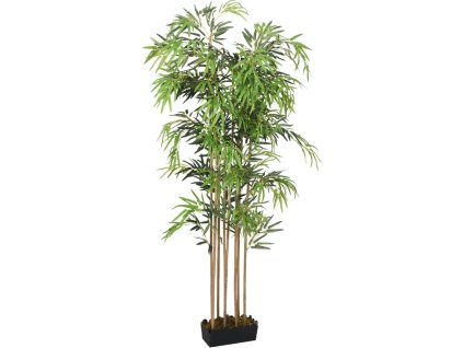 Umělý bambus 1 095 listů 150 cm zelený [358990]