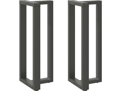 Nohy barového stolu ve tvaru T, 2 ks, , 40 x 35 x (100-101) cm, ocel [4013086] (Barva Antracitová)