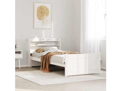 Rám postele s čelem bez matrace 90x200 cm [3306756] (Barva Hnědá)