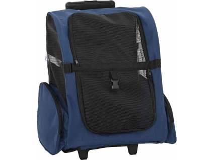 Vozík pro domácí mazlíčky 3 v 1, design, barva, 48 x 32 x (57-106) cm, oxfordská látka [42007371] (Barva Modrá)