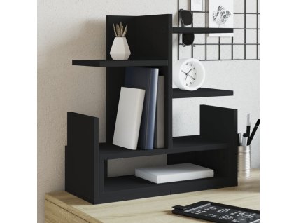 Stolní organizér 49 x 20 x 52,5 cm kompozitní dřevo [848074] (Barva Černá)