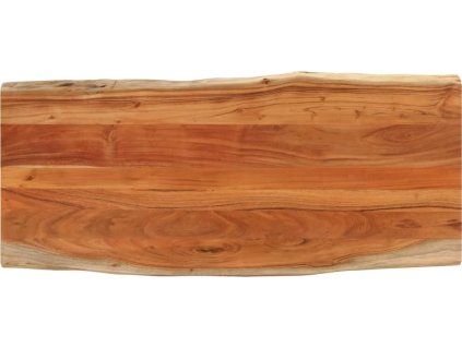 Stolní deska 140 x 60 x 3,8 cm živá hrana mangovníkové dřevo [370649] (Barva Akáciové dřevo (přírodní))