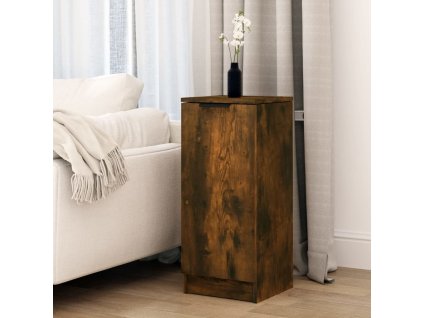 Příborník 30 x 30 x 70 cm kompozitní dřevo [817006] (Barva Kouřový dub)