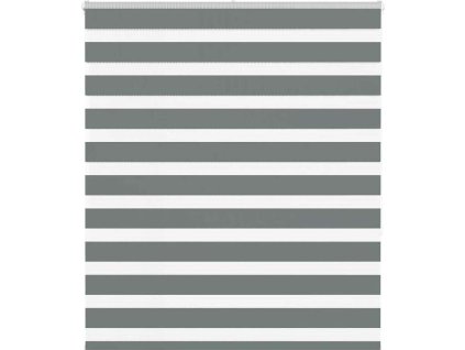 Zebra roleta 130x150 cm šířka látky 125,9 cm polyester [4014137] (Barva Tmavě šedá)