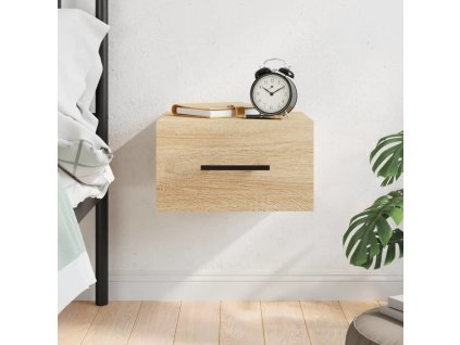 Nástěnný noční stolek 35 x 35 x 20 cm [829874] (Barva dub sonoma)