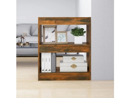 Knihovna / dělicí stěna 60 x 30 x 72 cm [811647] (Barva Černá)