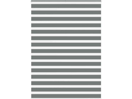 Zebra roleta šířka látky 155,9 cm polyester [4014195] (Barva Tmavě šedá)