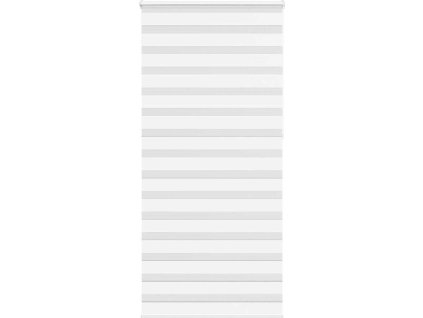 Zebra roleta 95x230 cm šířka látky 90,9 cm polyester [4014806] (Barva Bílá)
