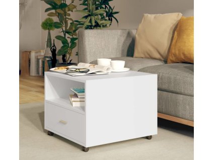 Konferenční stolek 55 x 55 x 40 cm kompozitní dřevo [816939] (Barva Hnědý dub)