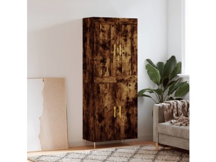 Skříň highboard 69,5 x 34 x 180 cm kompozitní dřevo [3199548] (Barva dub sonoma)