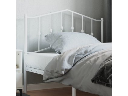 Kovové náhradní čelo postele 107 cm [373868] (Barva Bílá)