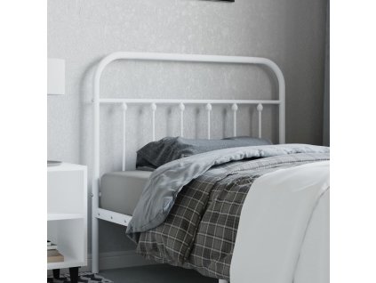 Kovové náhradní čelo postele 107 cm [352657] (Barva Bílá)