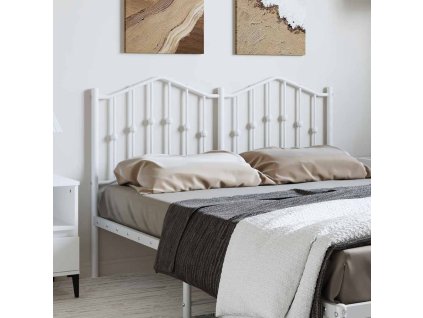 Kovové náhradní čelo postele 135 cm [373870] (Barva Bílá)