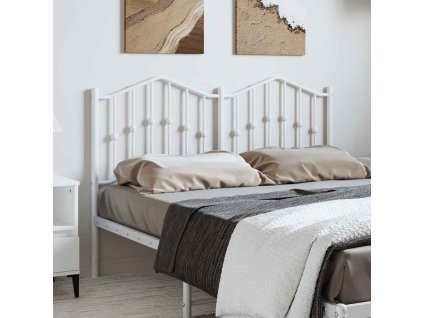 Kovové náhradní čelo postele 150 cm [373872] (Barva Bílá)