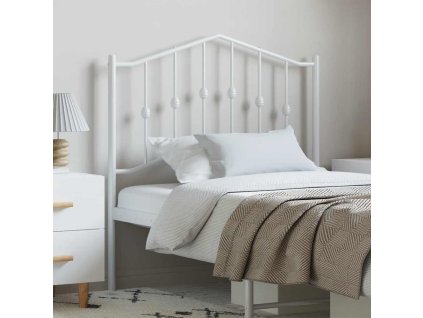 Kovové náhradní čelo postele 100 cm [373867] (Barva Bílá)