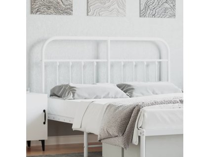Kovové náhradní čelo postele 140 cm [352660] (Barva Bílá)