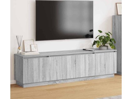 TV skříňka s LED Šedá sonoma 180 x 38 x 49 cm kompozitní dřevo [3376149]
