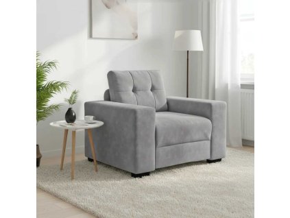 Křeslo 100x78x80 cm samet [4105103] (Barva Černá)