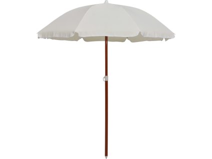 Zahradní slunečník s ocelovou tyčí 180 cm [47798] (Barva Písková)