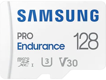 Paměťová karta Samsung PRO Endurance micro SDHC, 128GB, 100MBps, UHS-I U1, Class 10, + Adaptér [28068048]